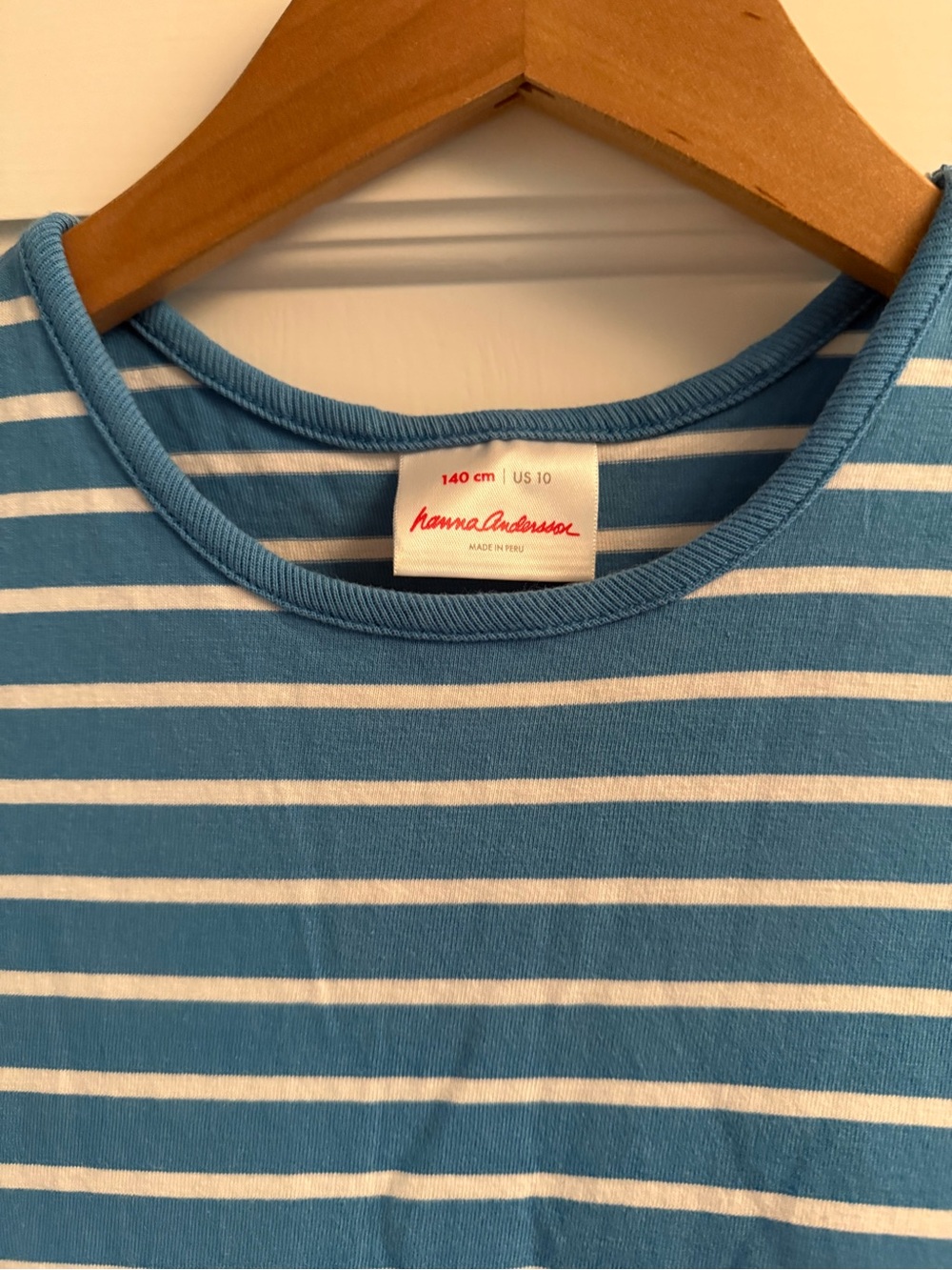 Hanna Andersson Blue Striped & Fairy Print Dress - Picture 6 of 6
